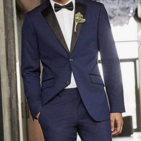 Perry Ellis Slim Fit Tuxedo Jacket 38 Short BRAND-NEW